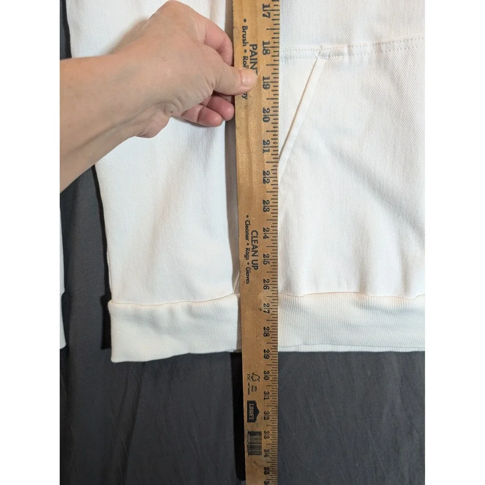 True Religion Sweatshirt Mens‎ XL White Crewneck Long Sleeve Pocket Pullover Top